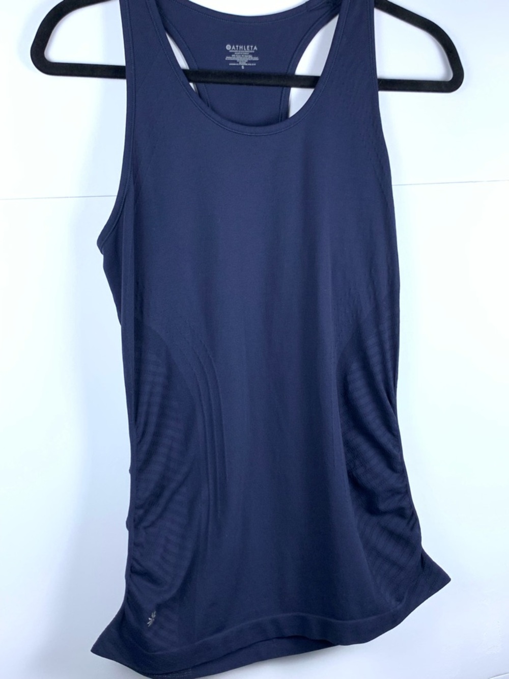 Athleta Navy Racerback Tank Top Women’s Small Athletic Workout Yoga Gym - Picture 5 of 12